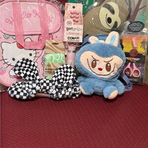 Blue and Pink Kids Accessory Set